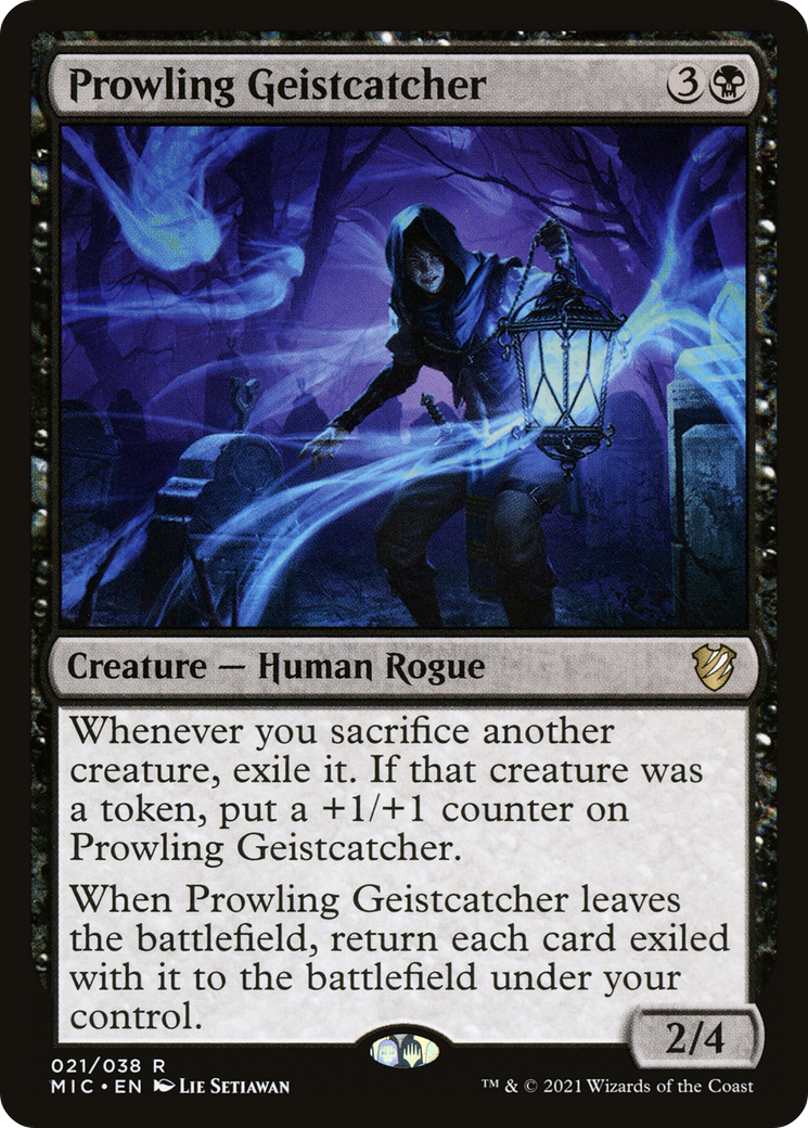 Prowling Geistcatcher (MIC-021) - Midnight Hunt Commander - Premium MTG Single from Wizards of the Coast - Just $0.08! Shop now at Game Crave Tournament Store