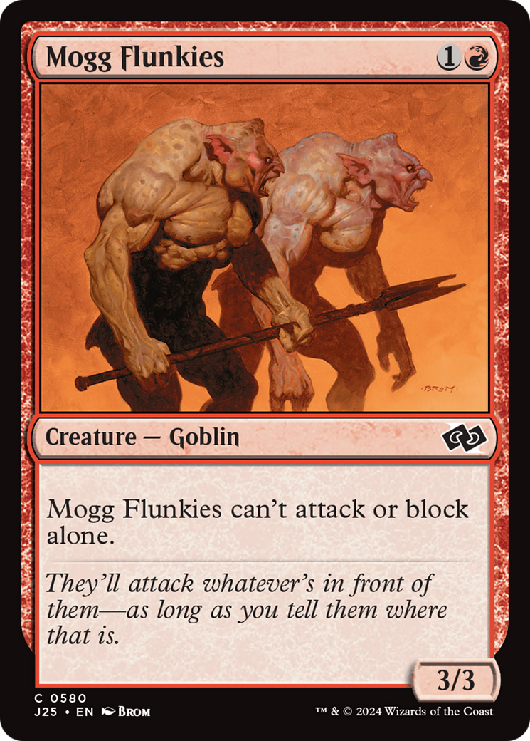 Mogg Flunkies (J25-580) - Foundations Jumpstart - Premium MTG Single from Wizards of the Coast - Just $0.25! Shop now at Game Crave Tournament Store