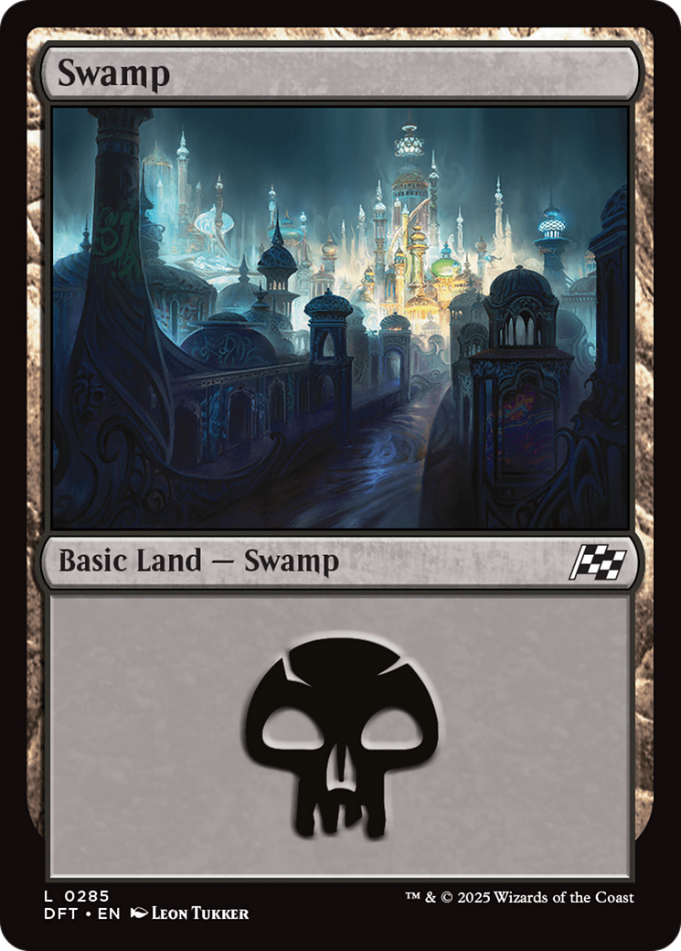 Swamp (0285) (-285) - Aetherdrift - Premium MTG Single from Wizards of the Coast - Just $0.25! Shop now at Game Crave Tournament Store