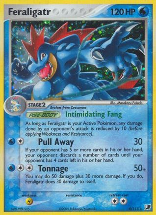 Feraligatr 4/115 - Unseen Forces Reverse Holofoil