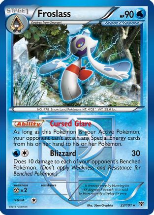 Froslass 23/101 - Plasma Blast Reverse Holofoil