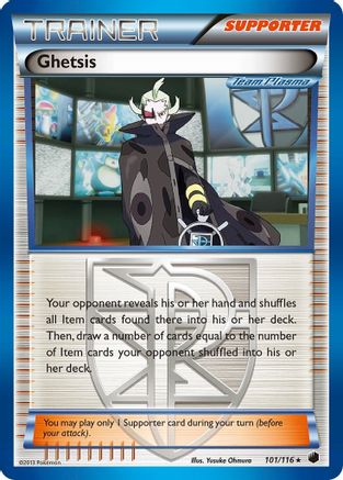 Ghetsis 101/116 - Plasma Freeze Reverse Holofoil