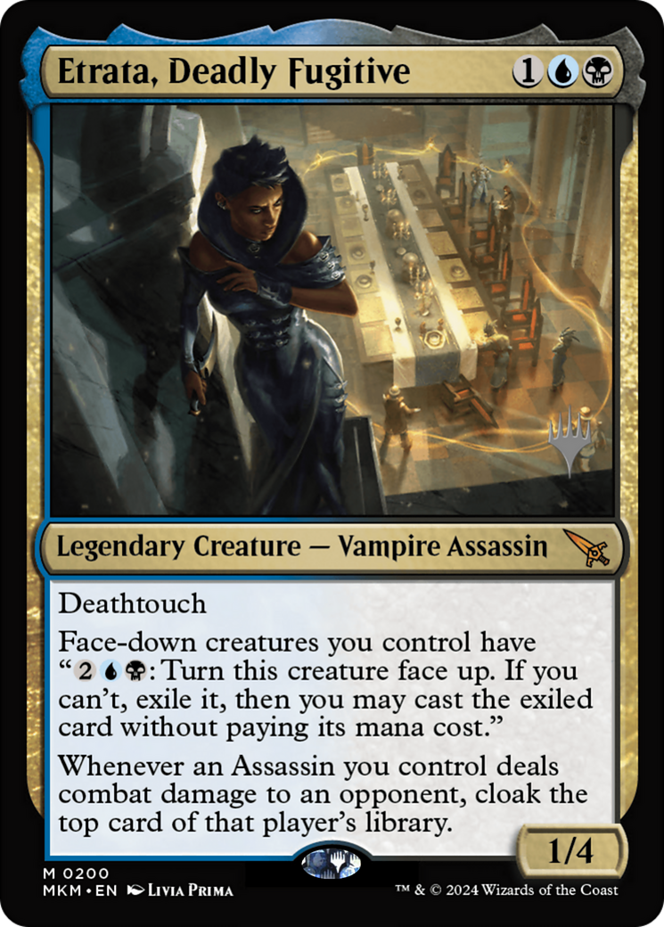Etrata, Deadly Fugitive (PMKM-200P) - Murders at Karlov Manor Promos - Premium MTG Single from Wizards of the Coast - Just $1.17! Shop now at Game Crave Tournament Store