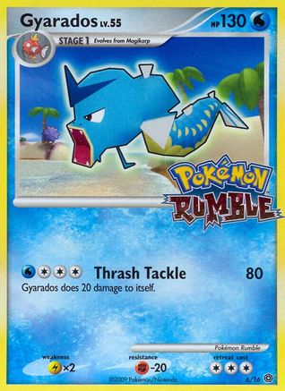 Gyarados 6/16 - Pokmon Rumble Holofoil