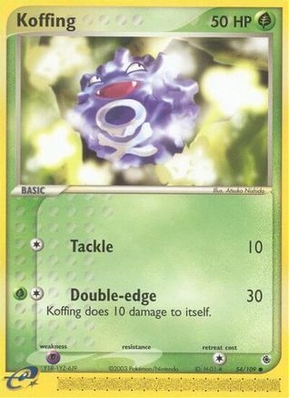 Koffing 54/109 - Ruby & Sapphire