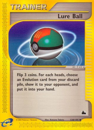 Lure Ball 128/144 - Skyridge Reverse Holofoil - Premium Pokemon Single from Nintendo - Just $23.98! Shop now at Game Crave Tournament Store