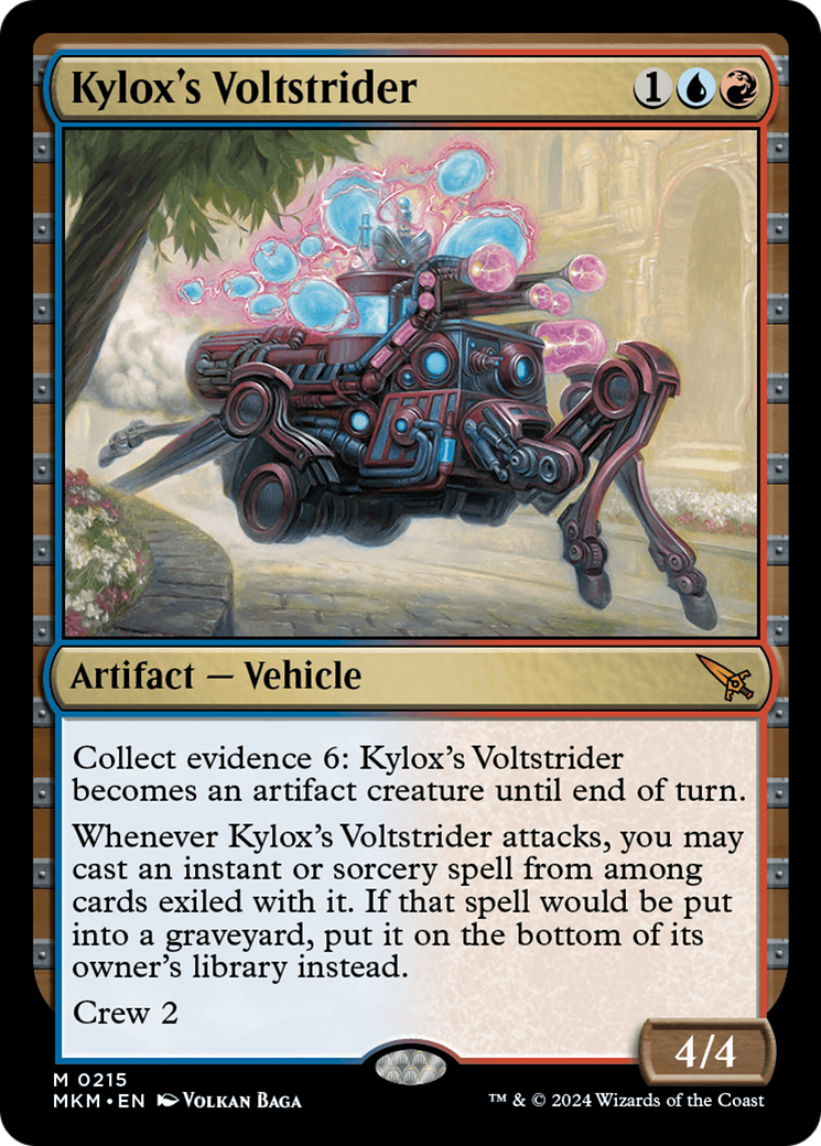 Kylox's Voltstrider (MKM-215) - Murders at Karlov Manor Foil - Premium MTG Single from Wizards of the Coast - Just $0.26! Shop now at Game Crave Tournament Store