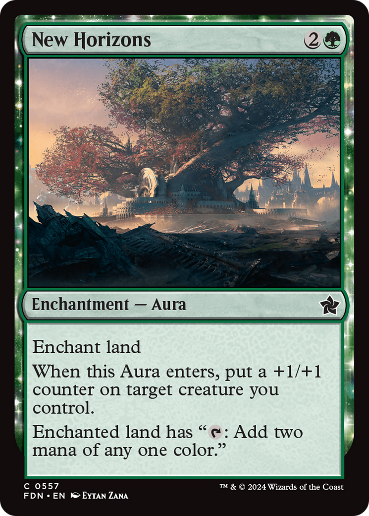 New Horizons (FDN-557) - Foundations - Premium MTG Single from Wizards of the Coast - Just $0.25! Shop now at Game Crave Tournament Store