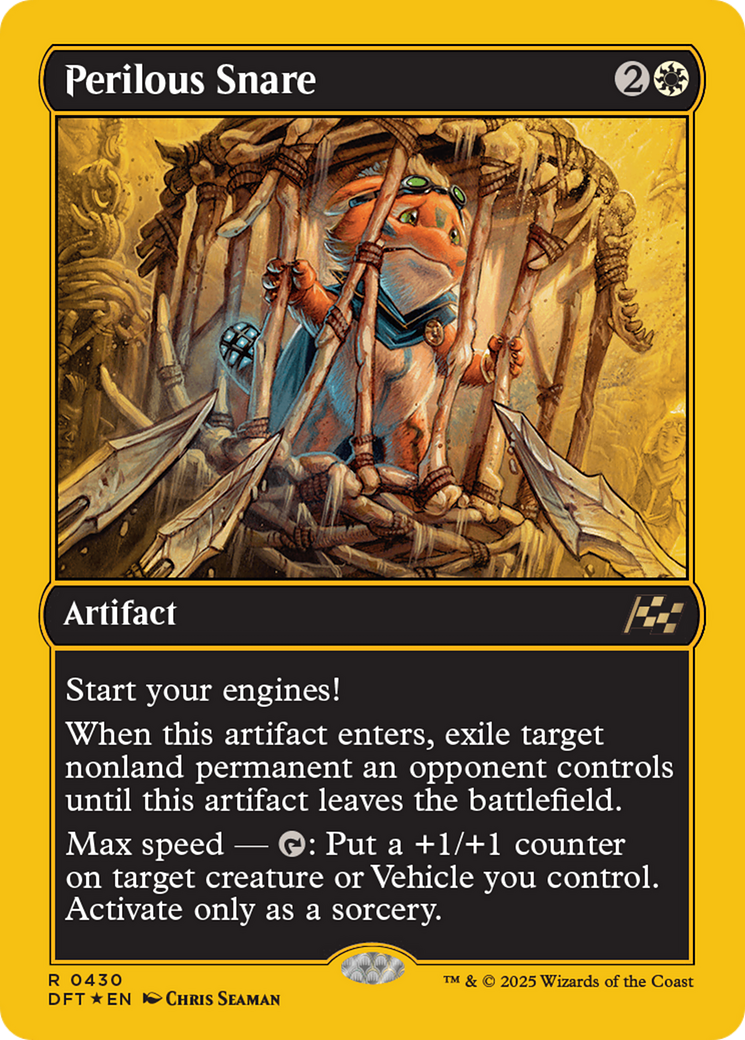 Perilous Snare (First-Place Foil) (DFT-430) - Aetherdrift Foil - Premium MTG Single from Wizards of the Coast - Just $0.58! Shop now at Game Crave Tournament Store