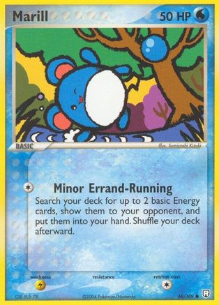 Marill 68/109 - Team Rocket Returns Reverse Holofoil