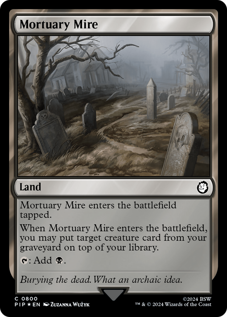 Mortuary Mire (PIP-800) - Fallout - Premium MTG Single from Wizards of the Coast - Just $9.82! Shop now at Game Crave Tournament Store