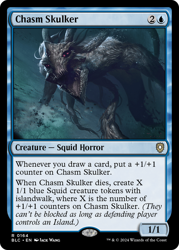Chasm Skulker (BLC-164) - Bloomburrow Commander - Premium MTG Single from Wizards of the Coast - Just $0.82! Shop now at Game Crave Tournament Store