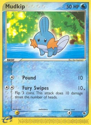 Mudkip 60/109 - Ruby & Sapphire Reverse Holofoil