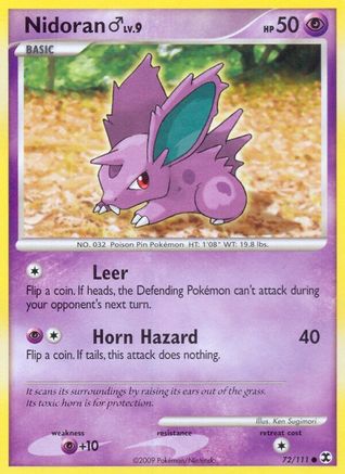 Nidoran ♂ 72/111 - Rising Rivals