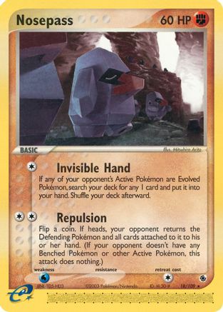 Nosepass 18/109 - Ruby & Sapphire