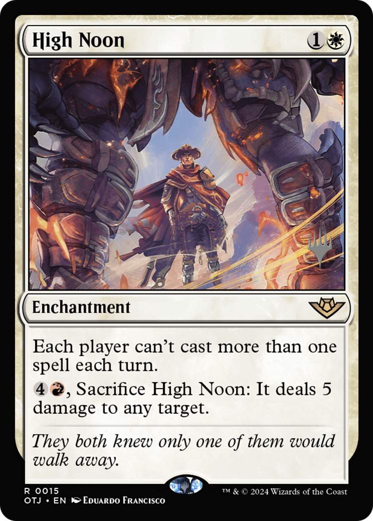 High Noon (POTJ-15P) - Outlaws of Thunder Junction Promos - Premium MTG Single from Wizards of the Coast - Just $1.25! Shop now at Game Crave Tournament Store
