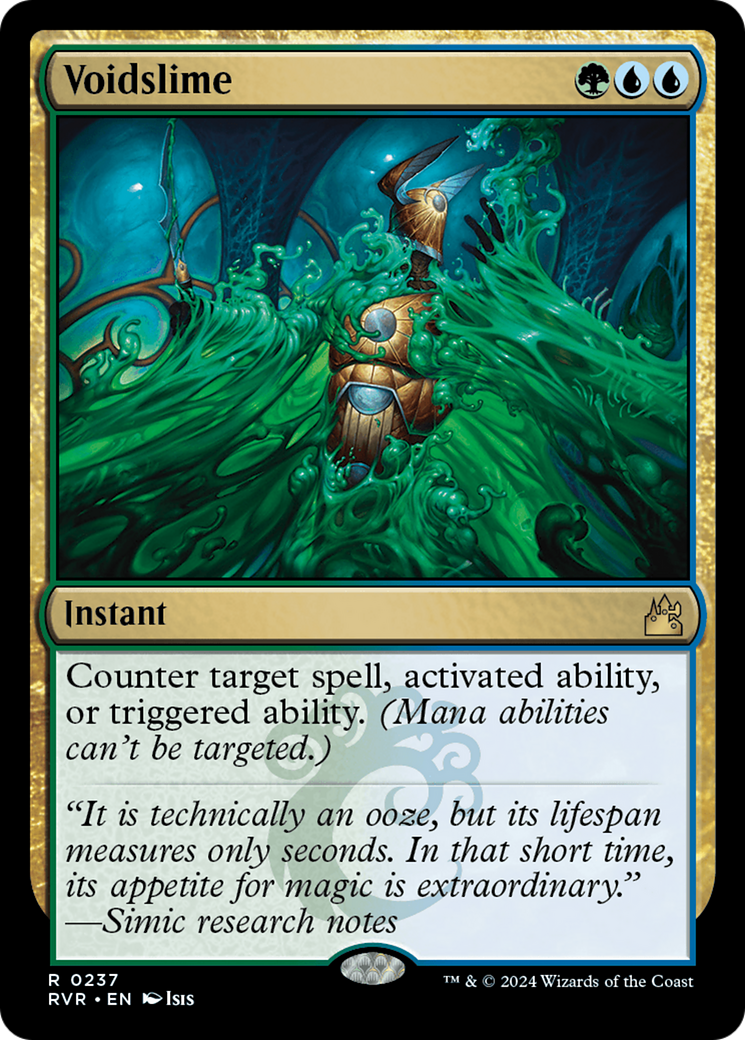 Voidslime (RVR-237) - Ravnica Remastered Foil - Premium MTG Single from Wizards of the Coast - Just $0.76! Shop now at Game Crave Tournament Store