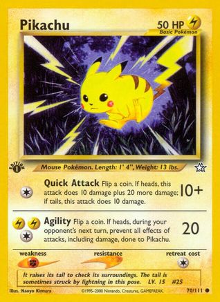 Pikachu 70/111 - Neo Genesis Unlimited