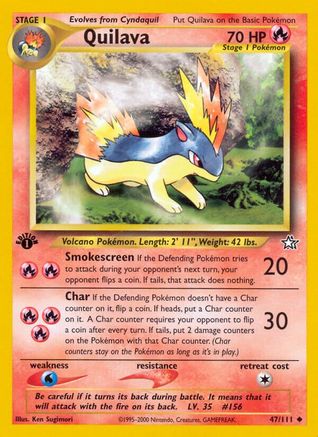 Quilava 47/111 - Neo Genesis 1st Edition