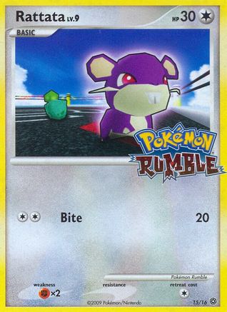 Rattata 15/16 - Pokmon Rumble Holofoil