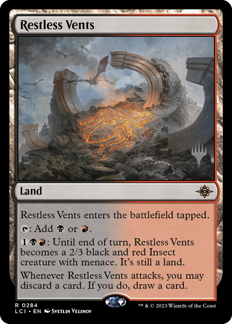 Restless Vents (PLCI-284P) - The Lost Caverns of Ixalan Promos - Premium MTG Single from Wizards of the Coast - Just $0.36! Shop now at Game Crave Tournament Store