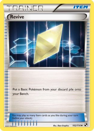Revive 102/114 - Black & White Reverse Holofoil