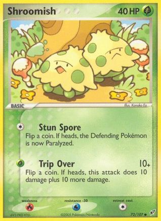 Shroomish 72/107 - Deoxys Reverse Holofoil