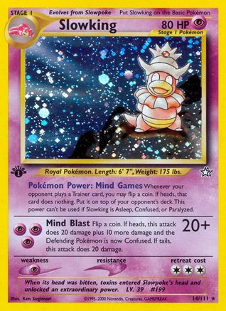 Slowking 14/111 - Neo Genesis Unlimited Holofoil