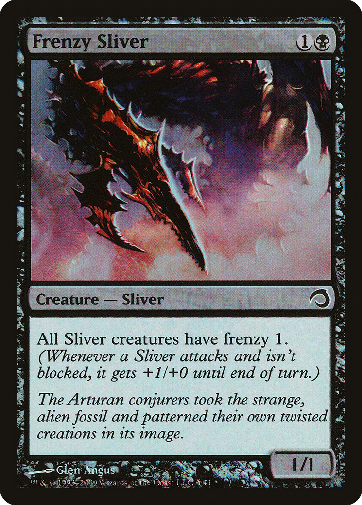 Frenzy Sliver (H09-006) - Premium Deck Series: Slivers Foil - Premium MTG Single from Wizards of the Coast - Just $0.82! Shop now at Game Crave Tournament Store
