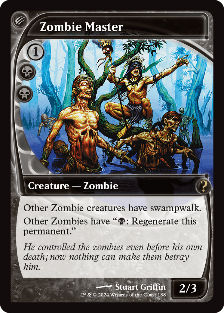 Zombie Master (MB2-188) - Mystery Booster 2 - Premium MTG Single from Wizards of the Coast - Just $1.65! Shop now at Game Crave Tournament Store