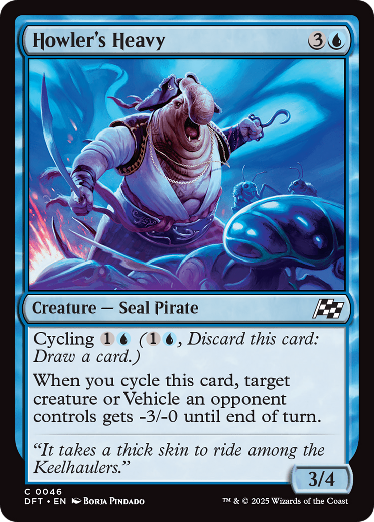 Howler's Heavy (DFT-046) - Aetherdrift Foil - Premium MTG Single from Wizards of the Coast - Just $0.08! Shop now at Game Crave Tournament Store