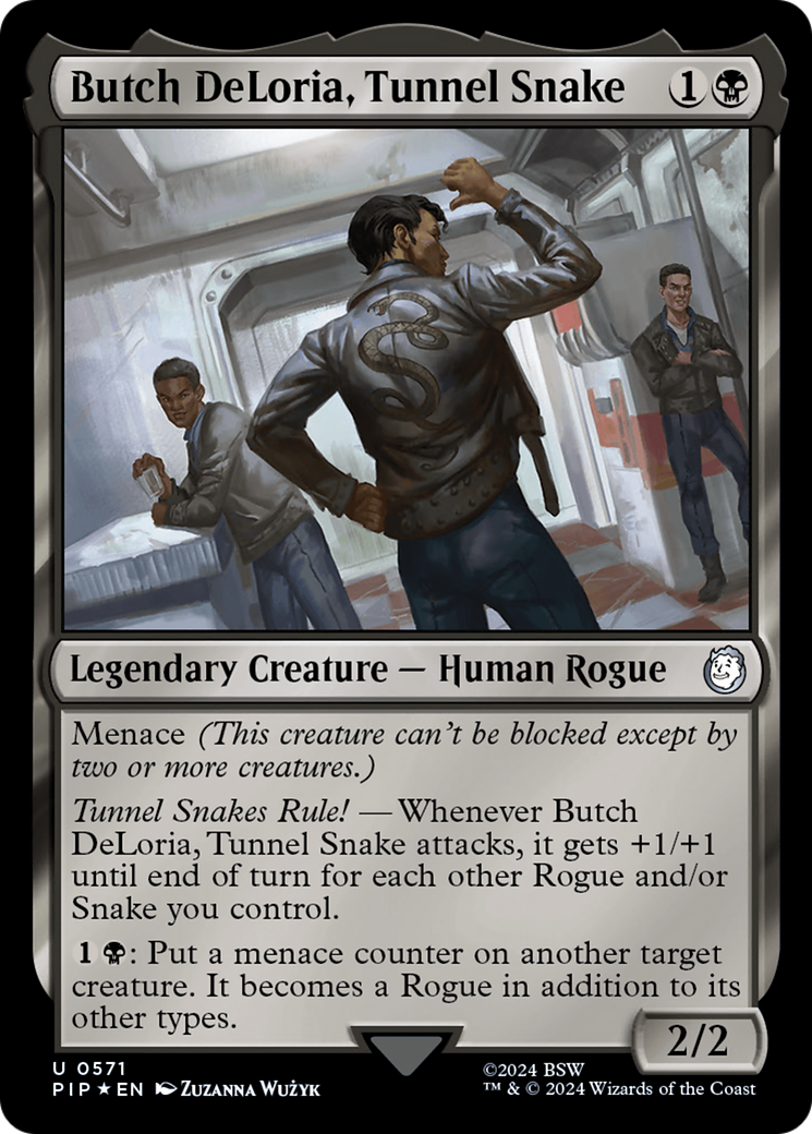 Butch DeLoria, Tunnel Snake (PIP-571) - Fallout - Premium MTG Single from Wizards of the Coast - Just $8.42! Shop now at Game Crave Tournament Store