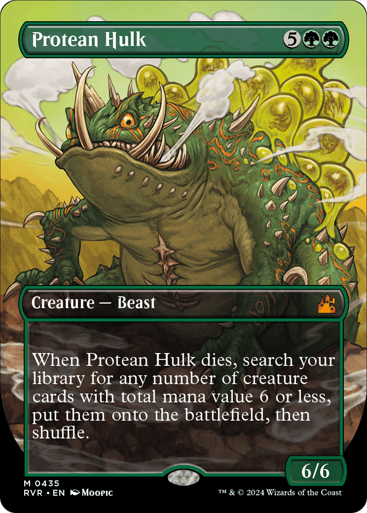 Protean Hulk (RVR-435) - Ravnica Remastered (Borderless) - Premium MTG Single from Wizards of the Coast - Just $5.70! Shop now at Game Crave Tournament Store