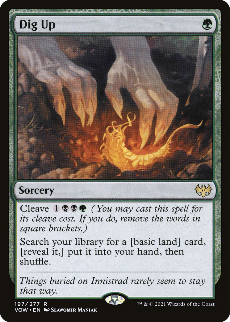 Dig Up (VOW-197) - Innistrad: Crimson Vow - Premium MTG Single from Wizards of the Coast - Just $0.25! Shop now at Game Crave Tournament Store