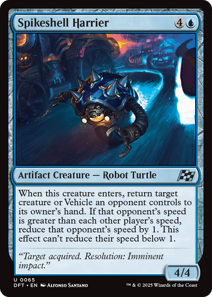 Spikeshell Harrier (DFT-065) - Aetherdrift Foil - Premium MTG Single from Wizards of the Coast - Just $0.08! Shop now at Game Crave Tournament Store