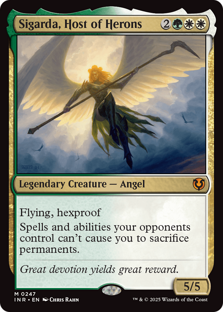 Sigarda, Host of Herons (-247) - Innistrad Remastered Foil - Premium MTG Single from Wizards of the Coast - Just $1.98! Shop now at Game Crave Tournament Store