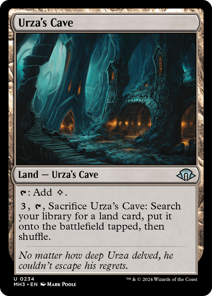 Urza's Cave (MH3-234) - Modern Horizons 3 Foil - Premium MTG Single from Wizards of the Coast - Just $2.46! Shop now at Game Crave Tournament Store
