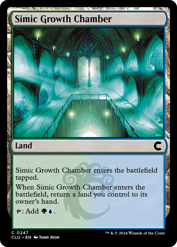 Simic Growth Chamber (CLU-247) - Ravnica: Clue Edition - Premium MTG Single from Wizards of the Coast - Just $0.25! Shop now at Game Crave Tournament Store