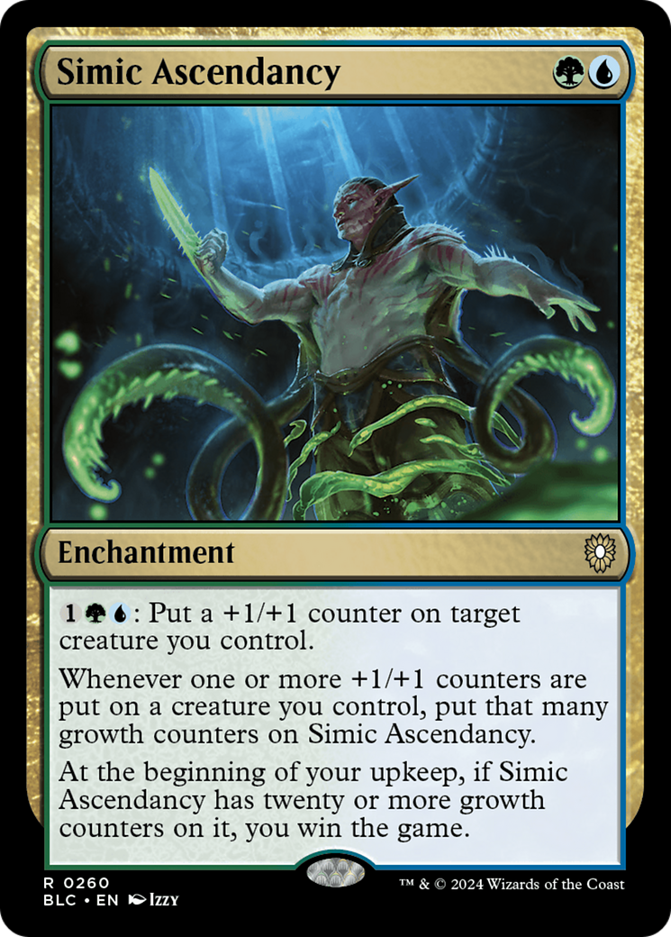 Simic Ascendancy (BLC-260) - Bloomburrow Commander - Premium MTG Single from Wizards of the Coast - Just $0.26! Shop now at Game Crave Tournament Store