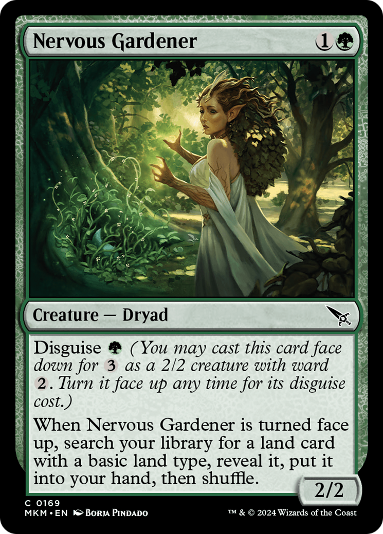 Game Crave Tournament Store - Nervous Gardener (MKM-169) - Murders at Karlov  Manor Foil
