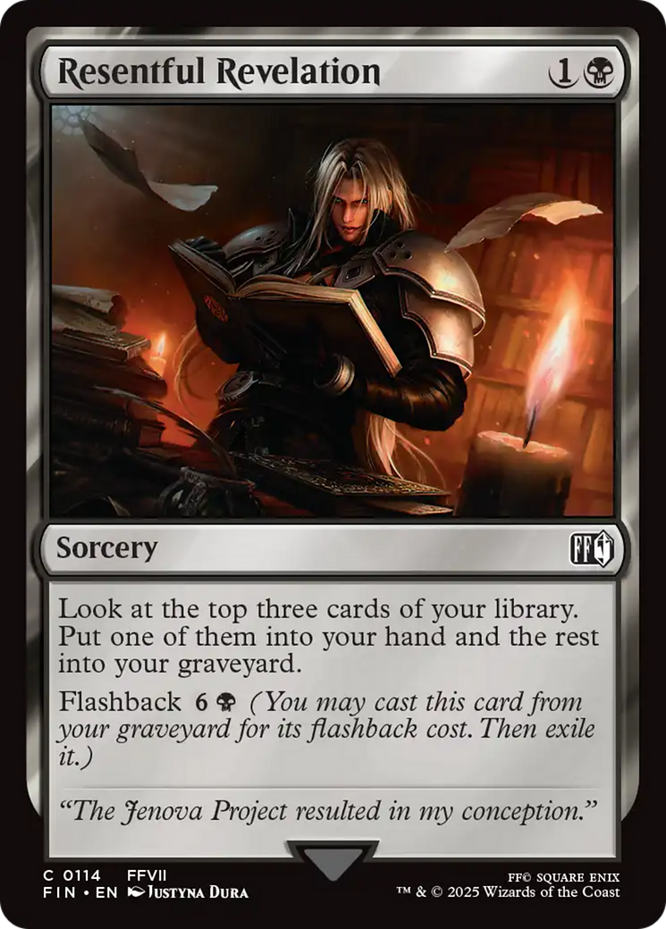 Resentful Revelation (FIN-114) - FINAL FANTASY Foil - Premium MTG Single from Wizards of the Coast - Just $0.08! Shop now at Game Crave Tournament Store