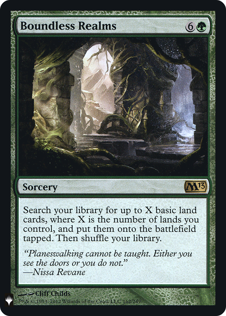 Boundless Realms (FMB1-064) - Mystery Booster Retail Edition Foils Foil