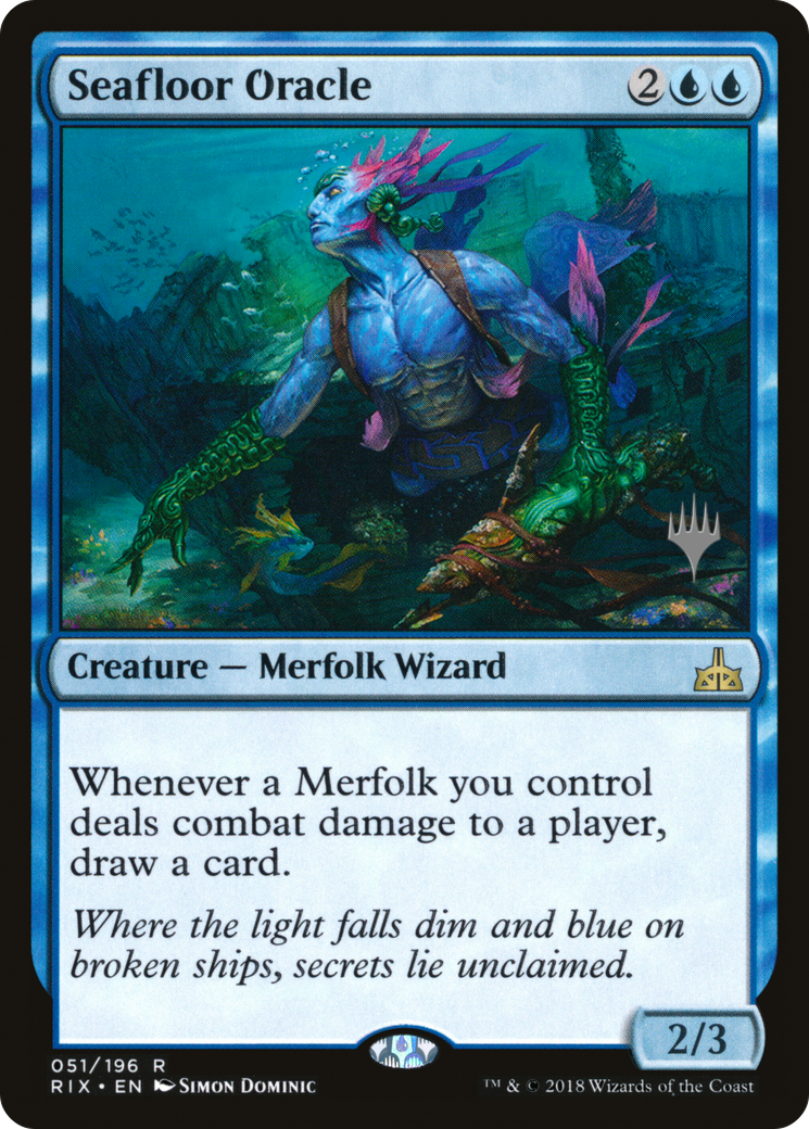 Seafloor Oracle (PRIX-51P) - Rivals of Ixalan Promos