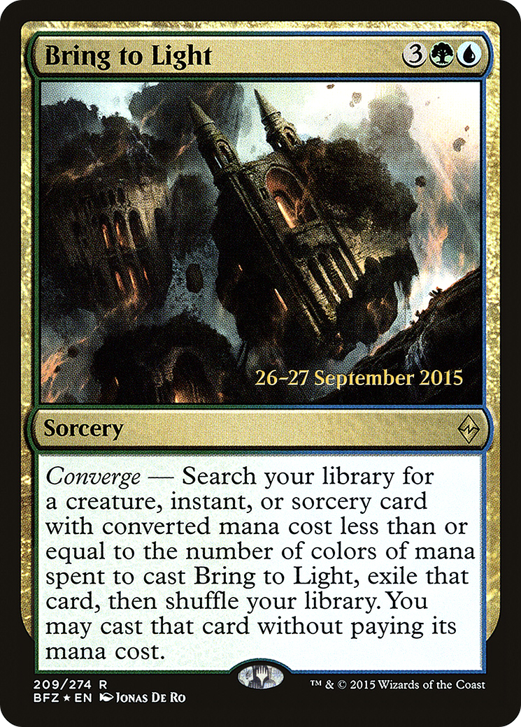 Bring to Light (PBFZ-209S) - Battle for Zendikar Promos Foil