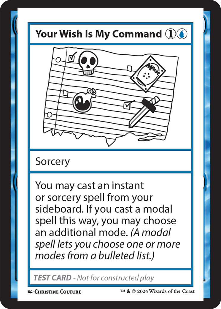 Your Wish Is My Command (MB2-304) - Mystery Booster 2 - Premium MTG Single from Wizards of the Coast - Just $0.25! Shop now at Game Crave Tournament Store