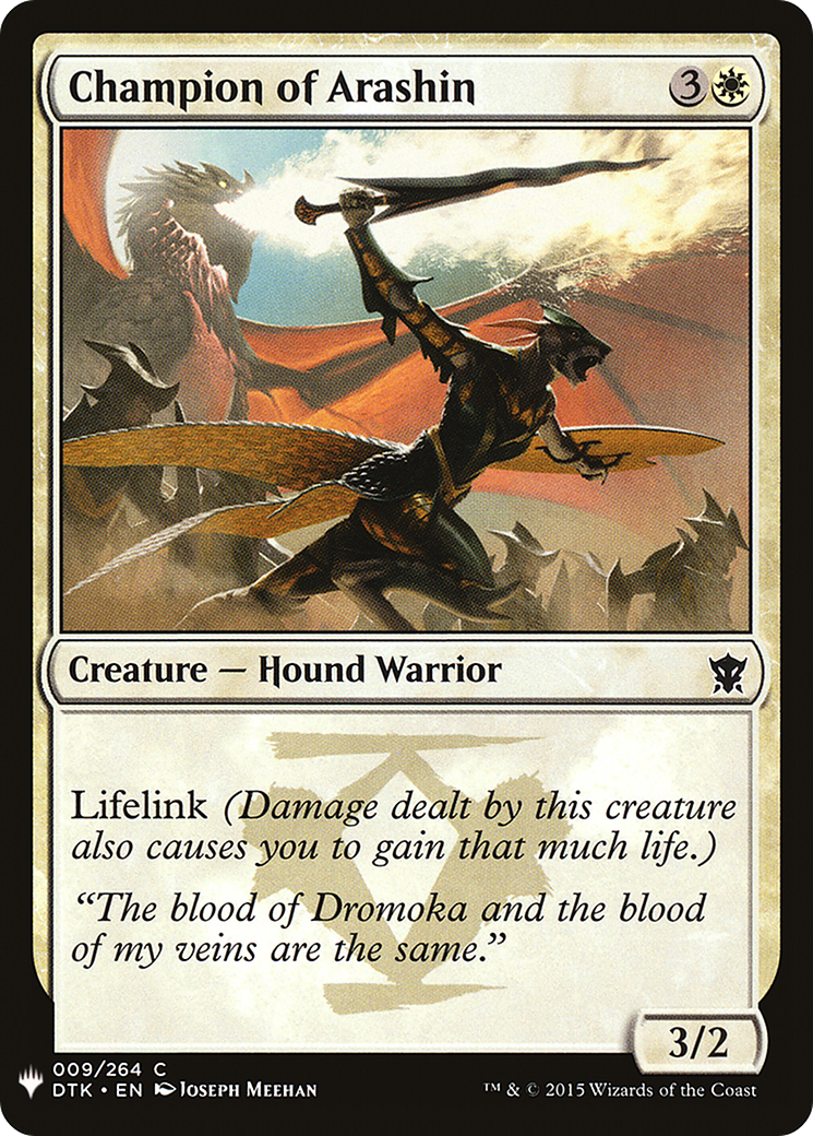 Champion of Arashin (MB1-052) - Mystery Booster
