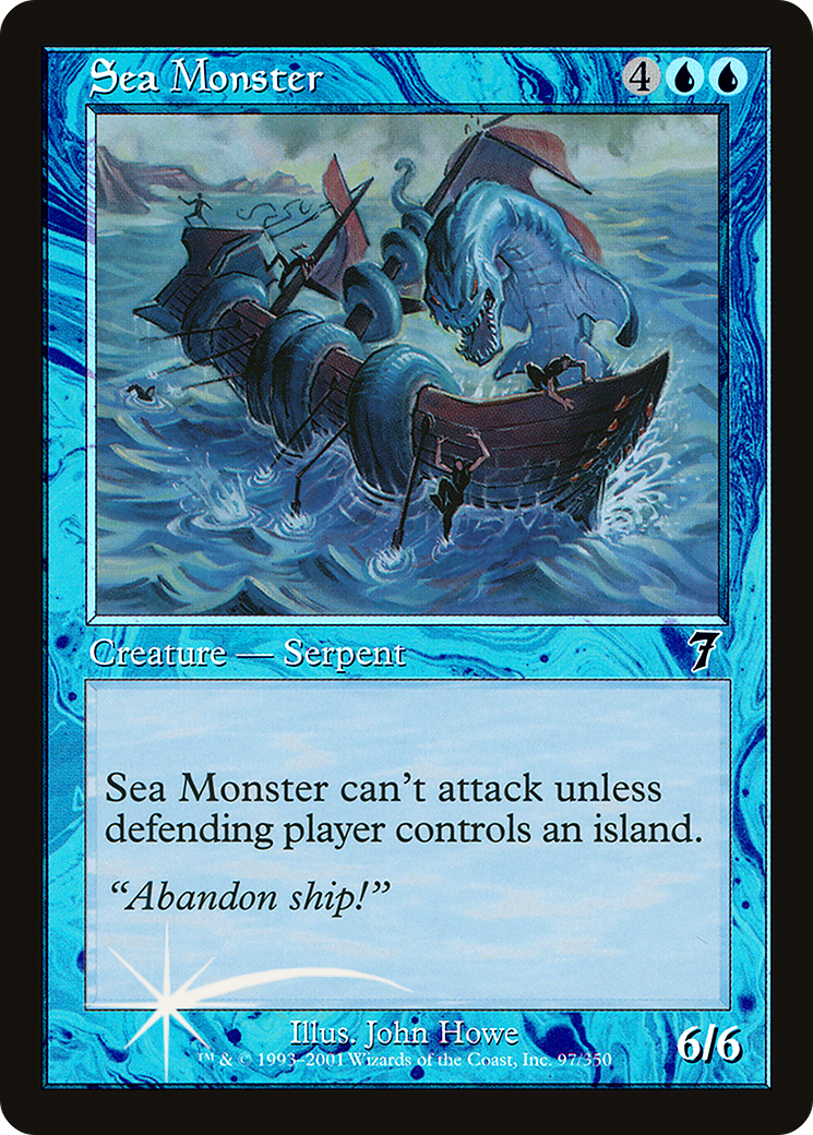 Sea Monster (7ED-097) - 7th Edition Foil