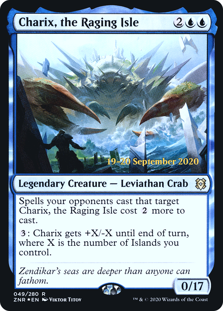 Charix, the Raging Isle (PZNR-49S) - Zendikar Rising Promos Foil