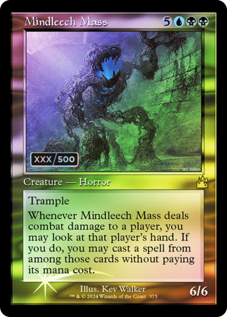 Mindleech Mass (RVR-375Z) - Ravnica Remastered Foil - Premium MTG Single from Wizards of the Coast - Just $59.57! Shop now at Game Crave Tournament Store