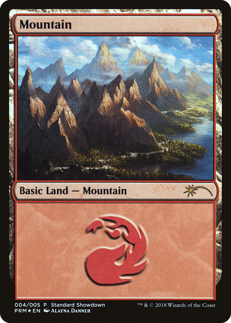 Mountain (PSS3-004) - M19 Standard Showdown Foil